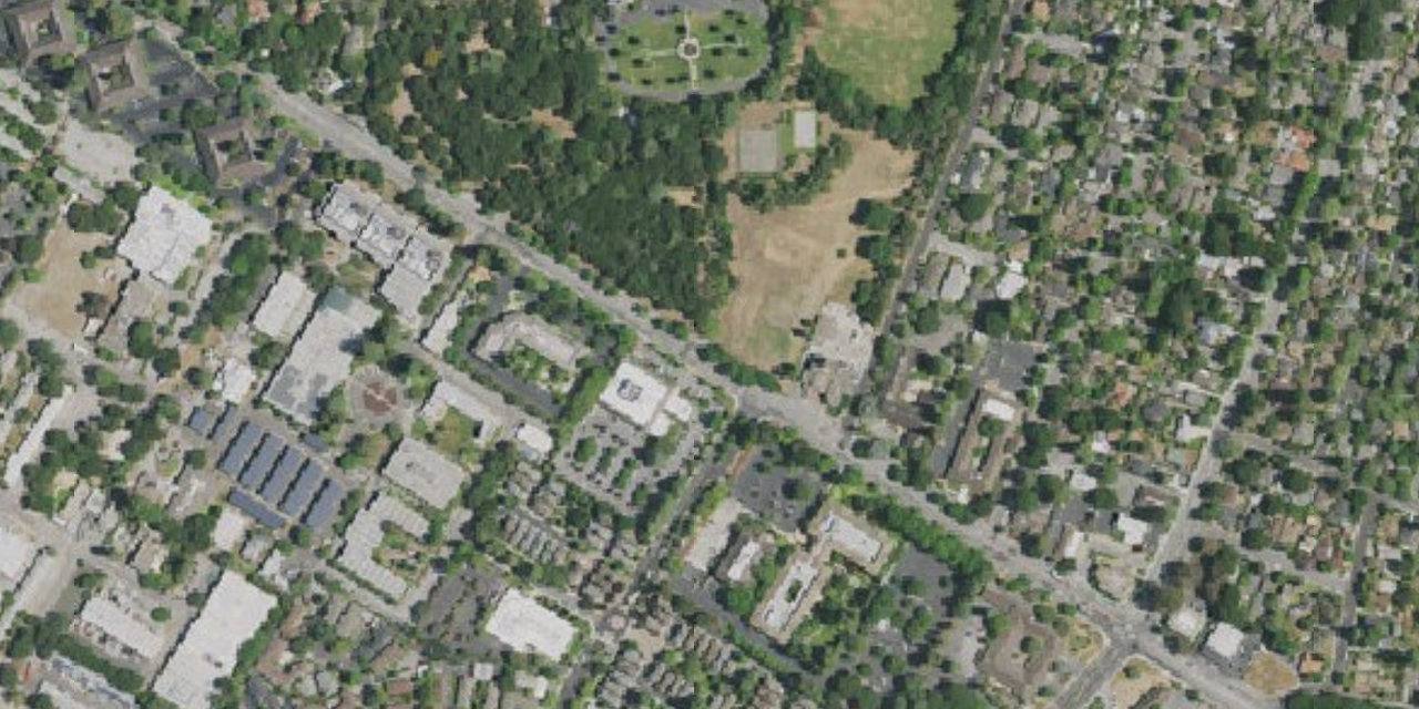Aerial view of St. Patrick's Seminary and University