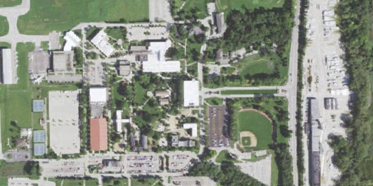 Aerial view of Lewis University