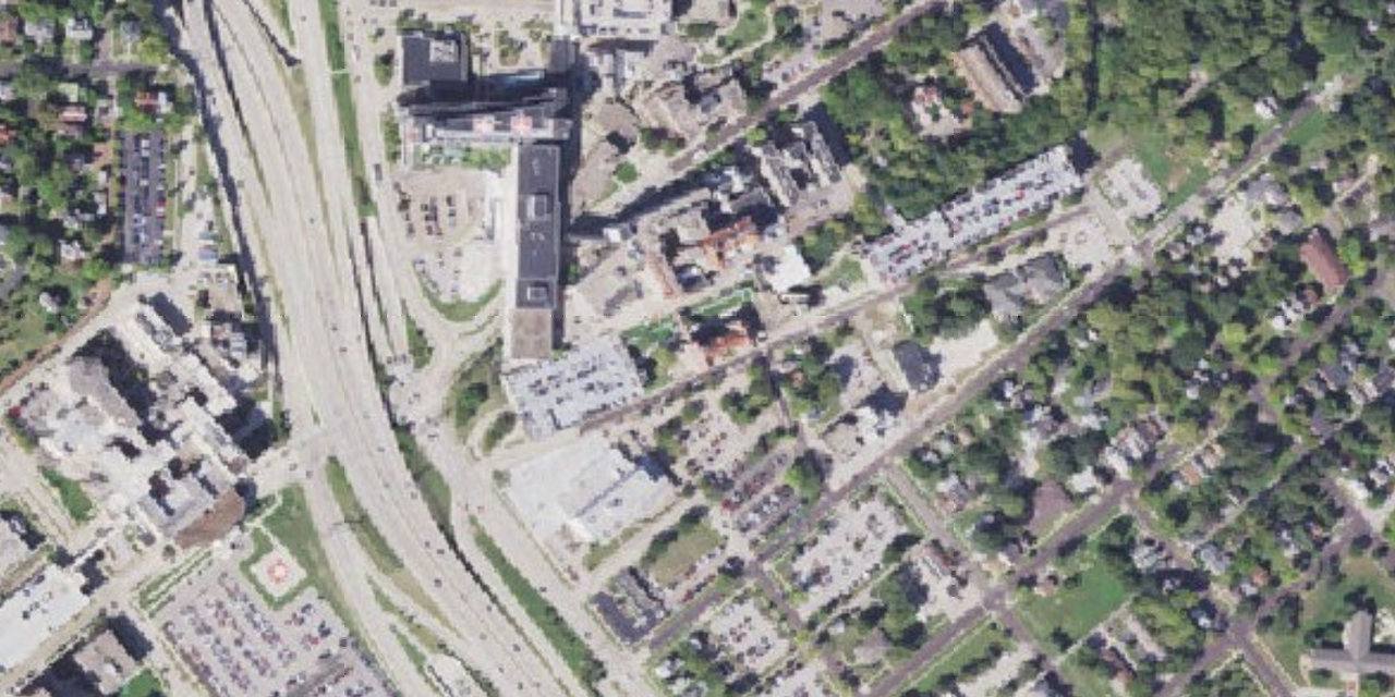 Aerial view of Saint Francis Medical Center College of Nursing