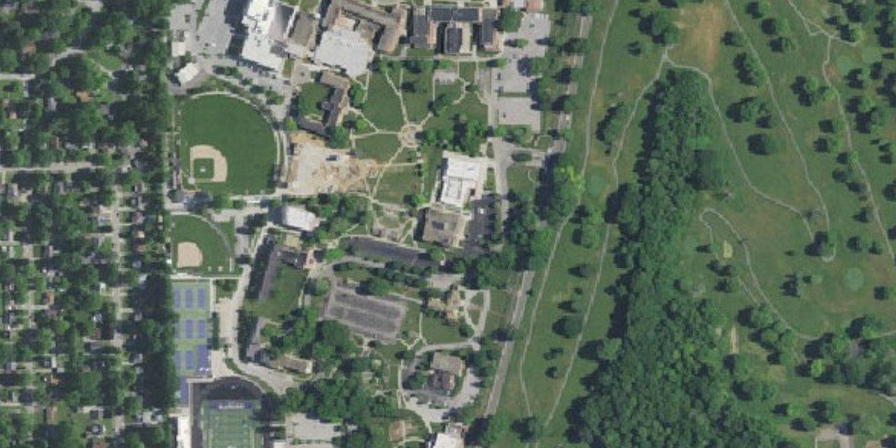 Aerial view of Marian University