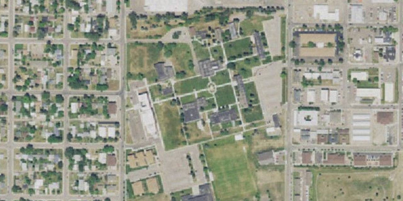 Aerial view of University of Providence