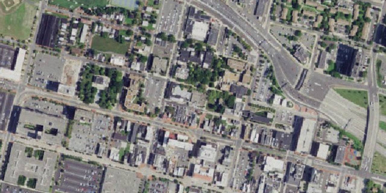 Aerial view of Rutgers University-Camden