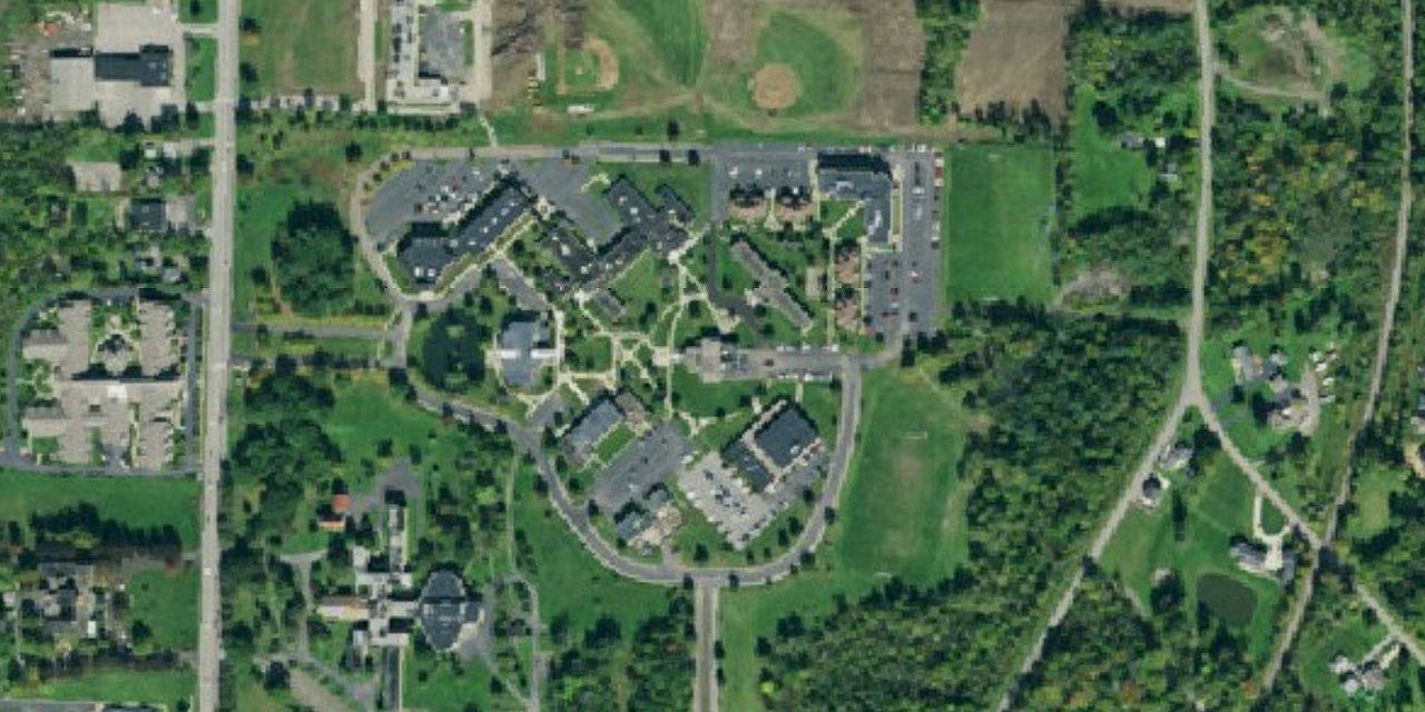 Aerial view of Hilbert College
