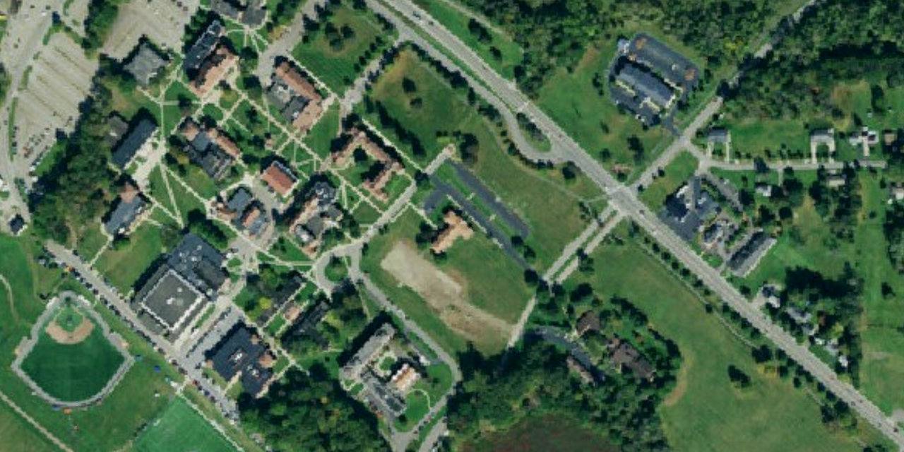 Aerial view of St. Bonaventure University