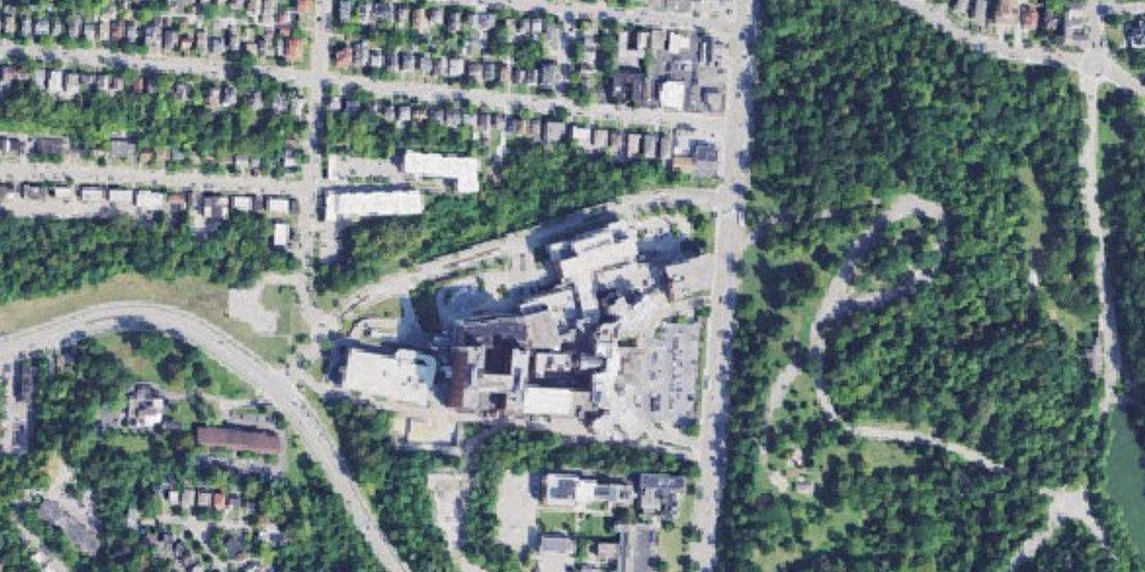Aerial view of Good Samaritan College of Nursing and Health Science