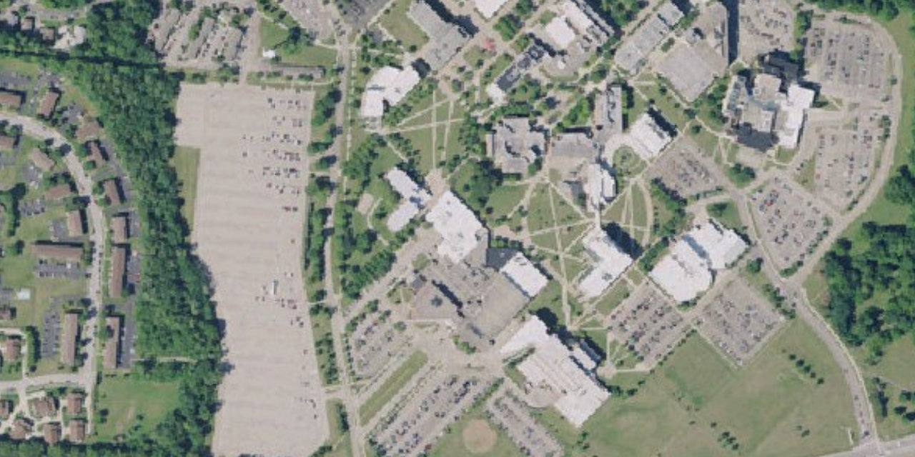 Aerial view of Wright State University