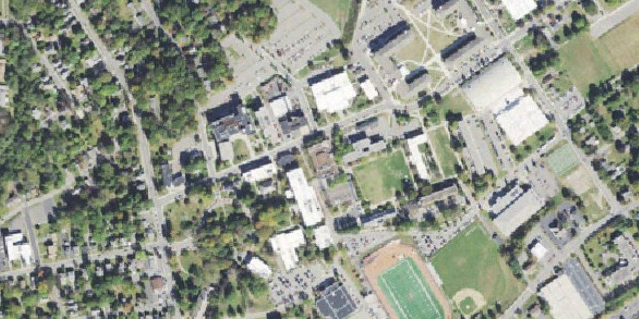 Aerial view of East Stroudsburg University of Pennsylvania