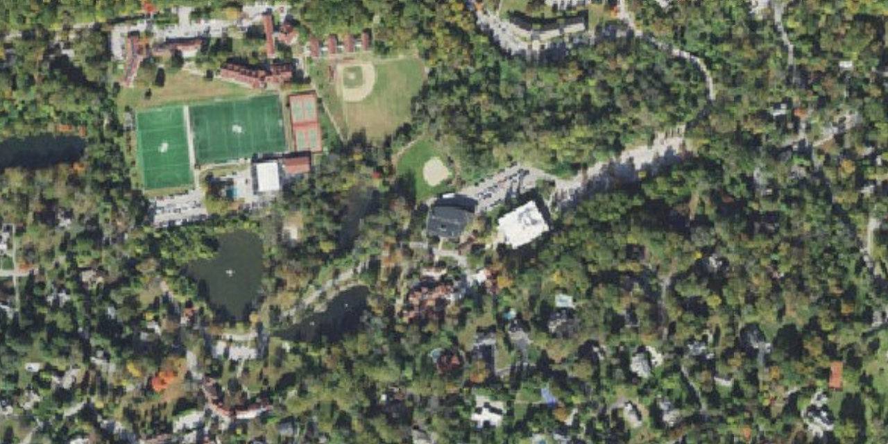 Aerial view of Eastern University