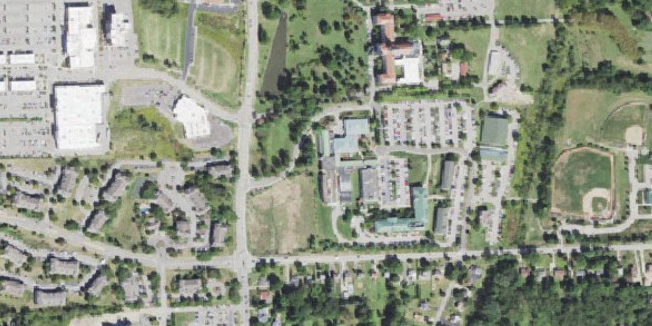 Aerial view of La Roche University