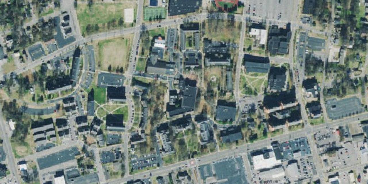 Aerial view of Austin Peay State University