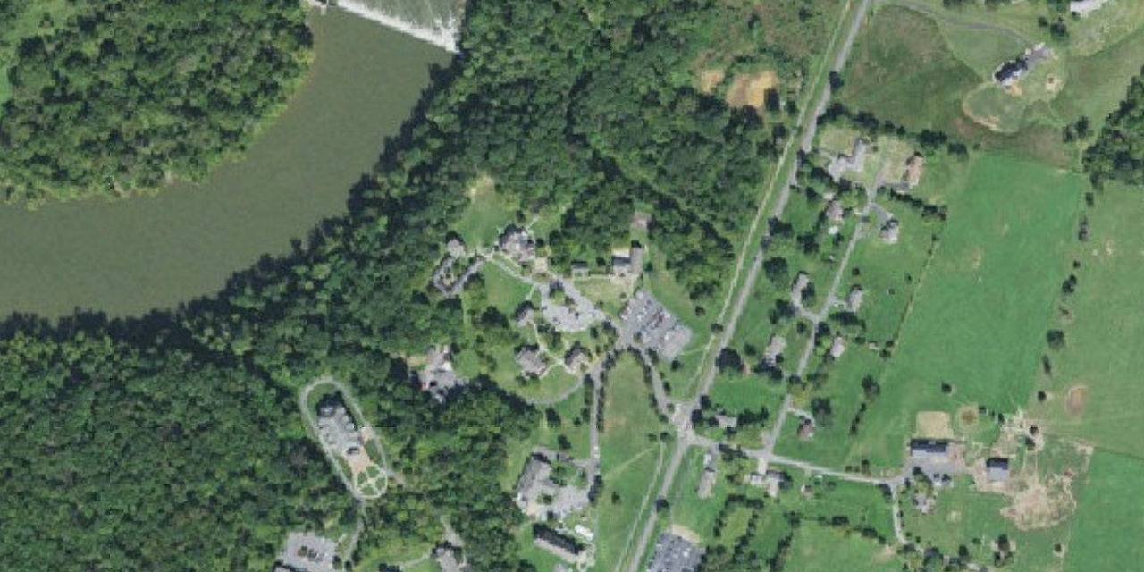 Aerial view of Christendom College