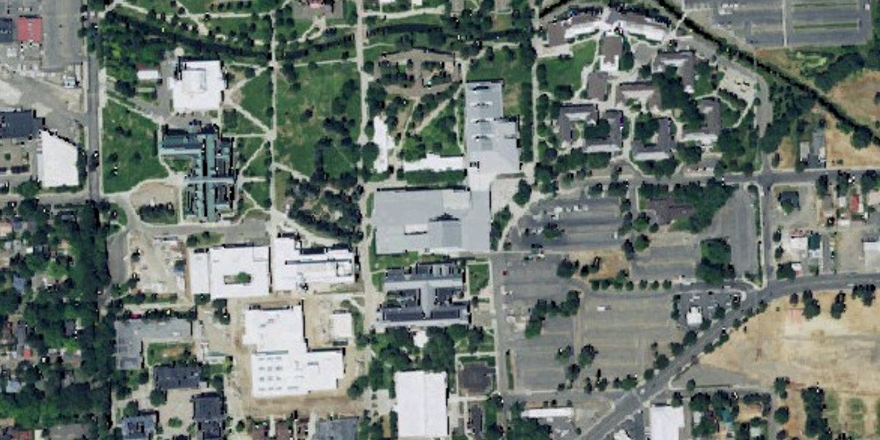Aerial view of Central Washington University