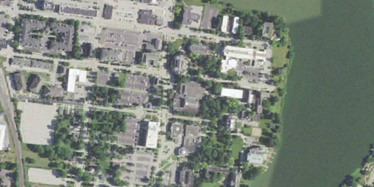 Aerial view of Saint Norbert College