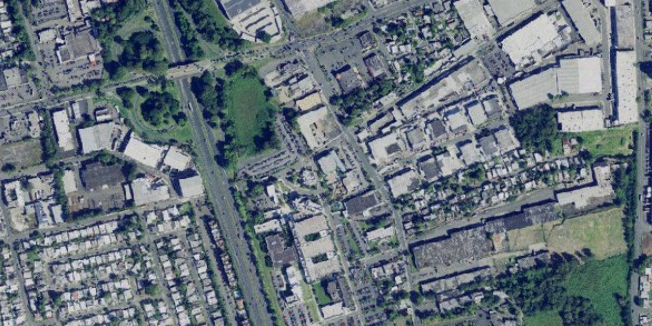 Aerial view of Universidad Ana G. Mendez-Carolina Campus