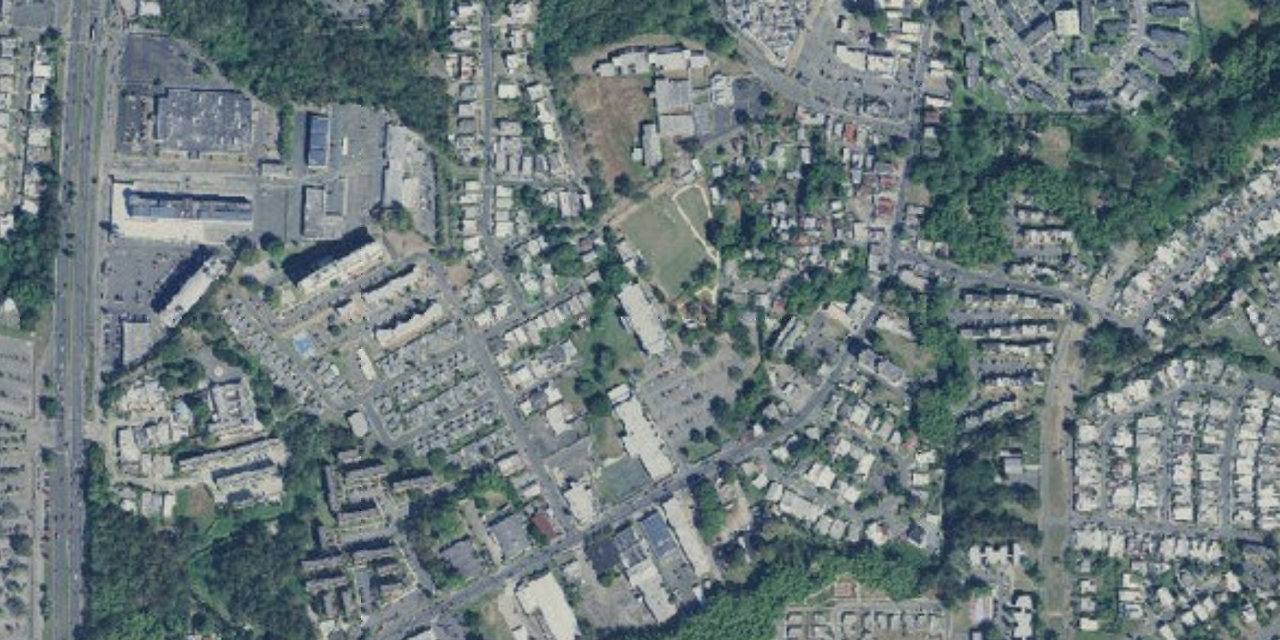 Aerial view of Pontifical Catholic University of Puerto Rico-Mayaguez