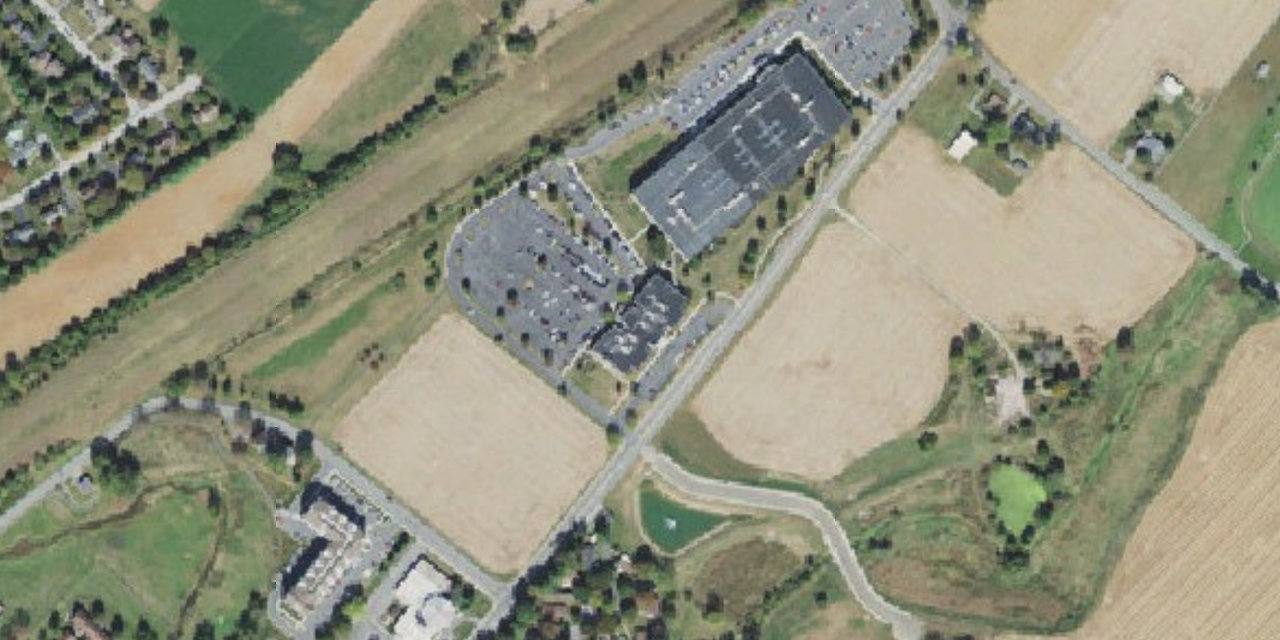 Aerial view of Saint Joseph's University - Lancaster