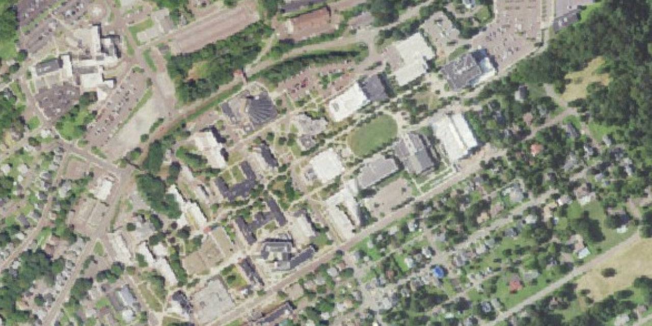 Aerial view of Commonwealth University of Pennsylvania