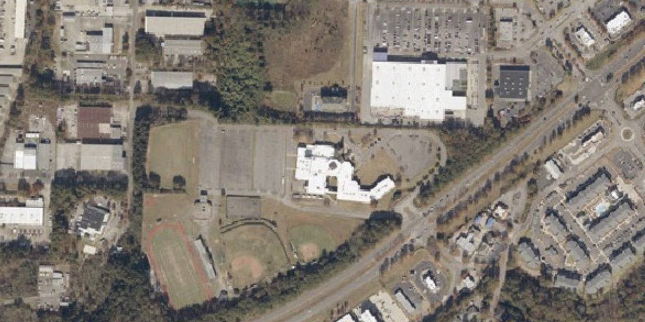 Vista aérea de John Carroll Catholic High School