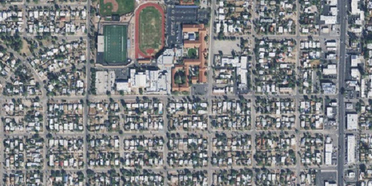 Aerial view of Salpointe Catholic High School