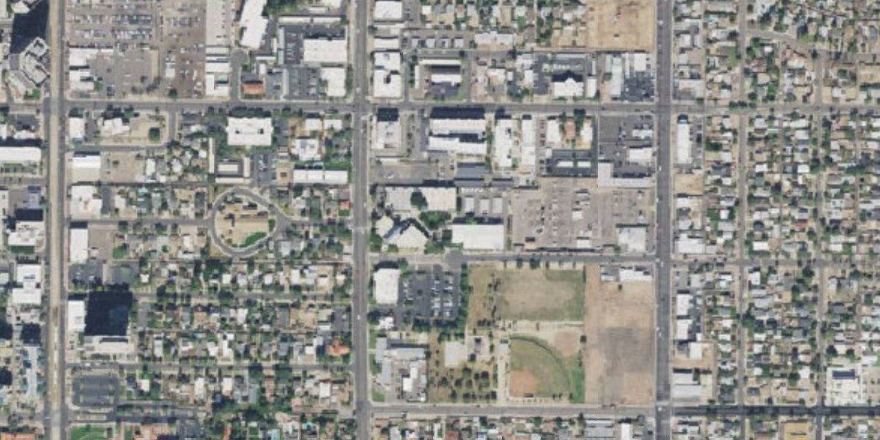 Aerial view of St. Mary's Catholic High School