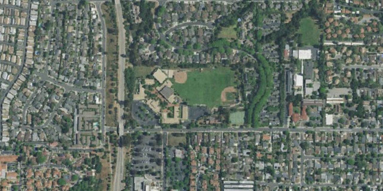 Aerial view of Bishop Garcia Diego High School