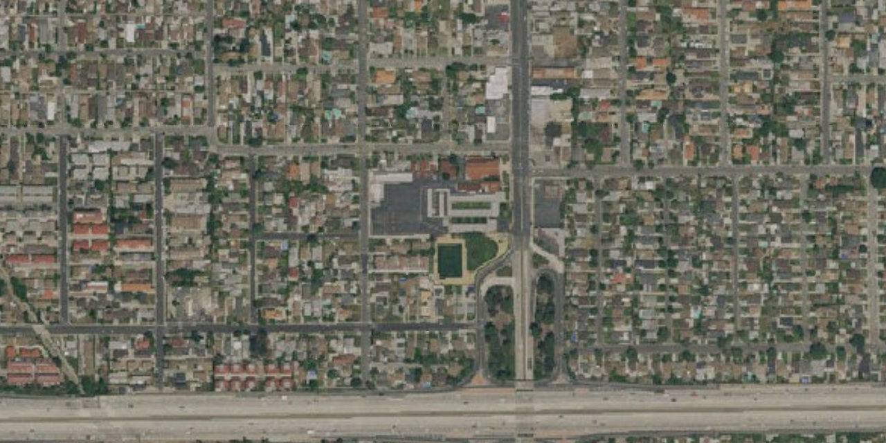 Aerial view of St. Anthony School