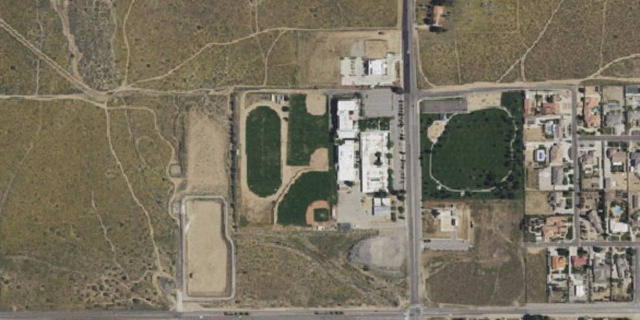 Aerial view of Paraclete High School