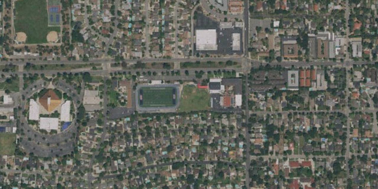 Aerial view of La Salle College Preparatory