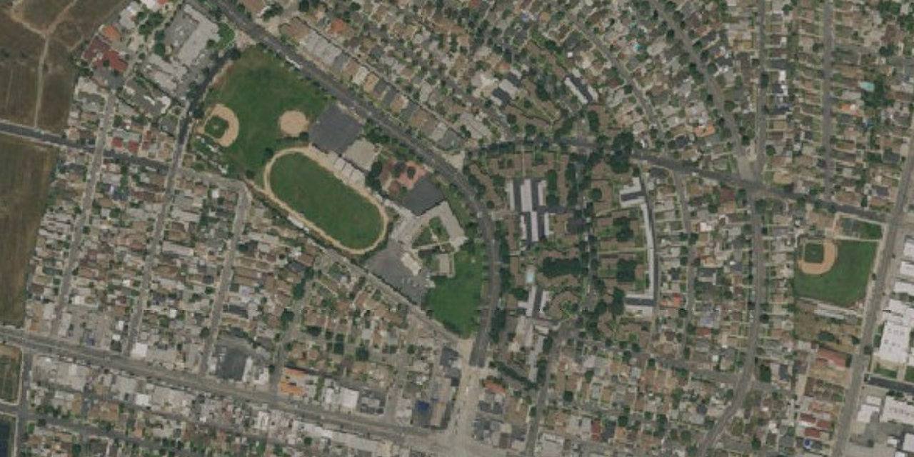 Aerial view of Cantwell Sacred Heart of Mary