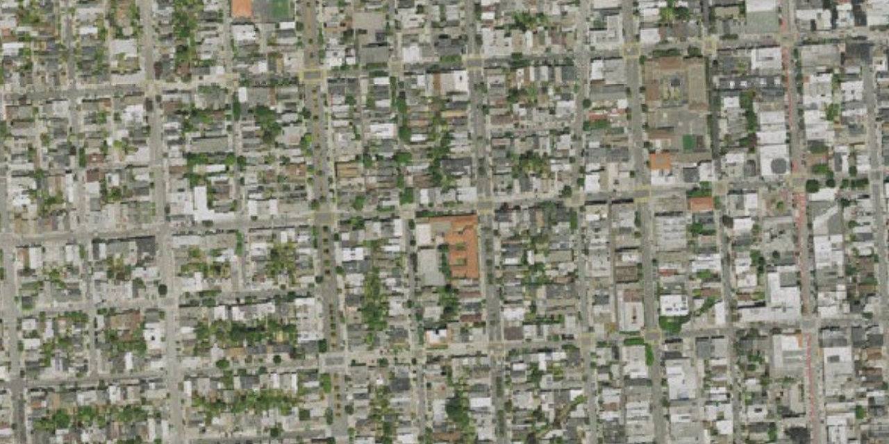 Aerial view of ICA Cristo Rey Academy