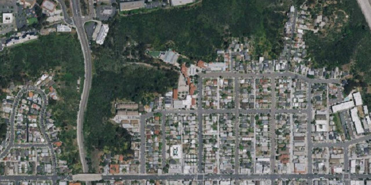 Aerial view of Academy of Our Lady of Peace