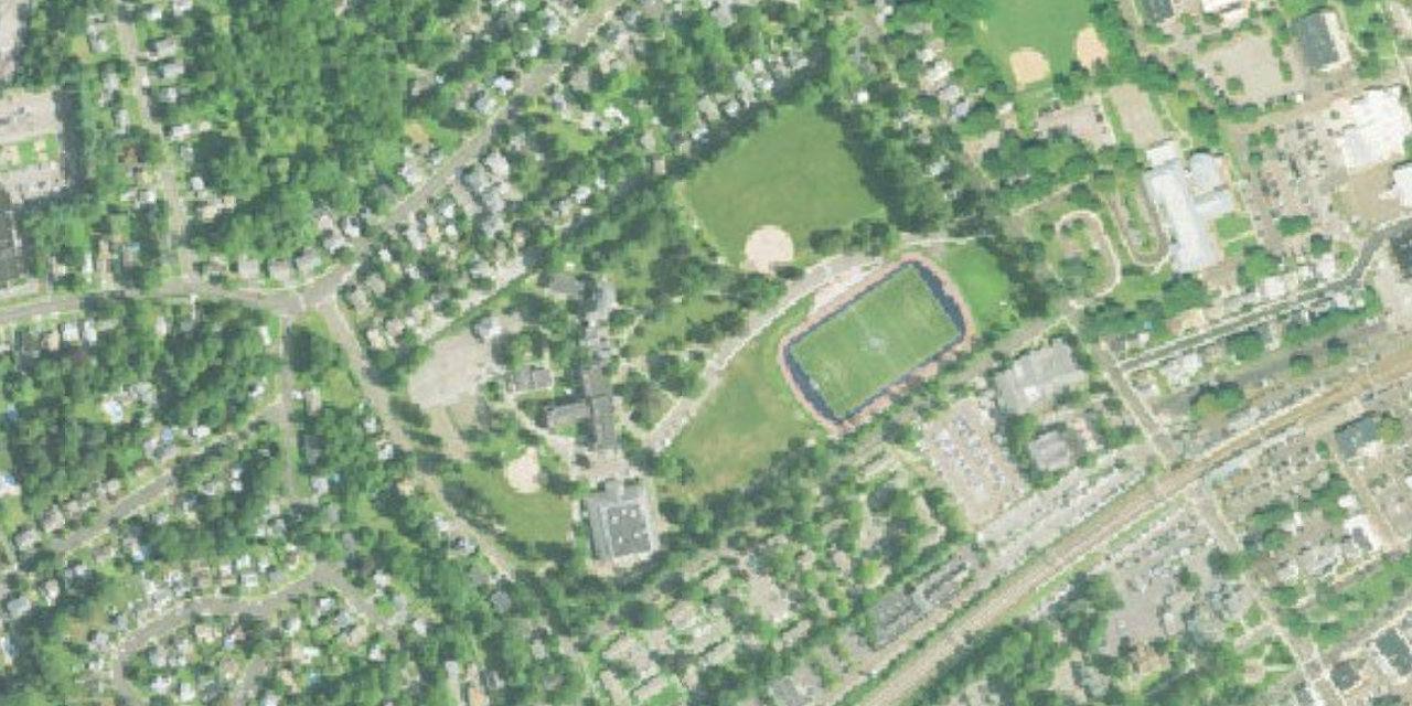 Aerial view of Academy of Our Lady of Mercy, Lauralton Hall