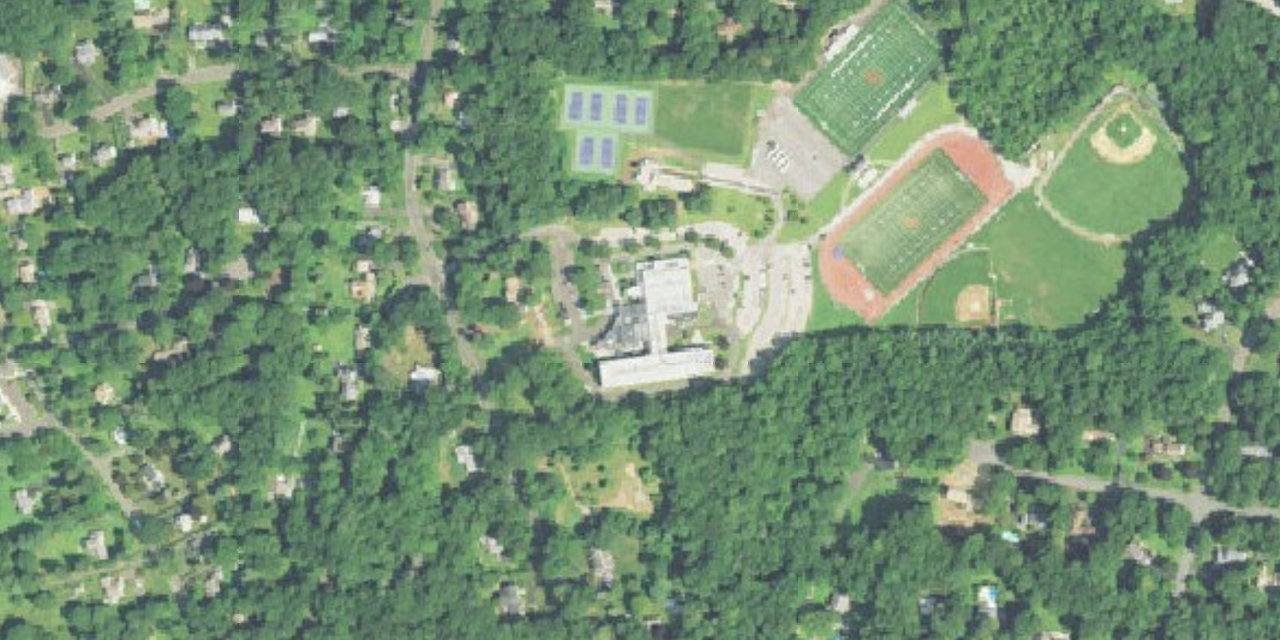 Aerial view of St. Joseph High School