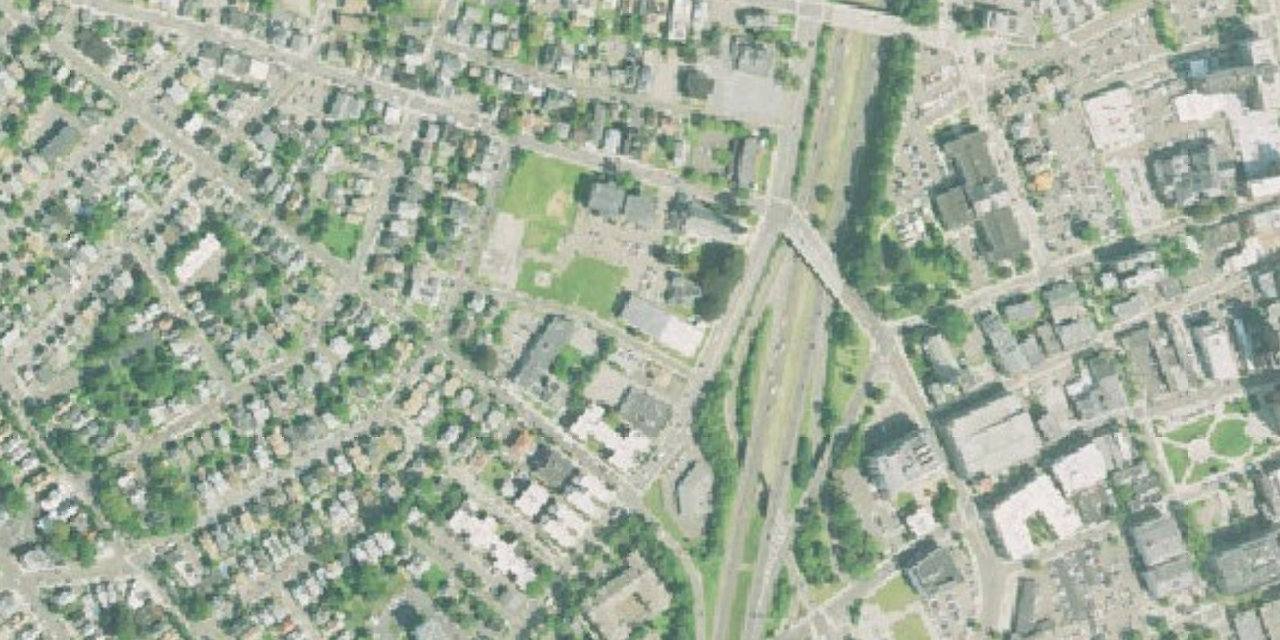 Aerial view of Kolbe Cathedral High School