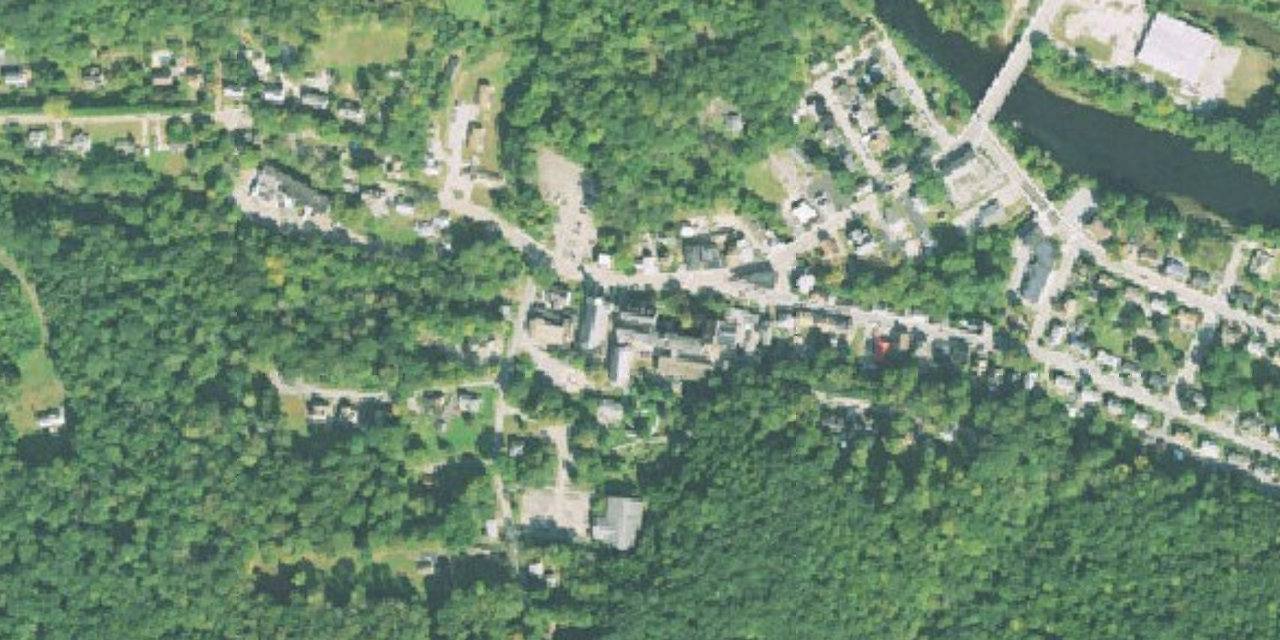 Aerial view of Academy of the Holy Family