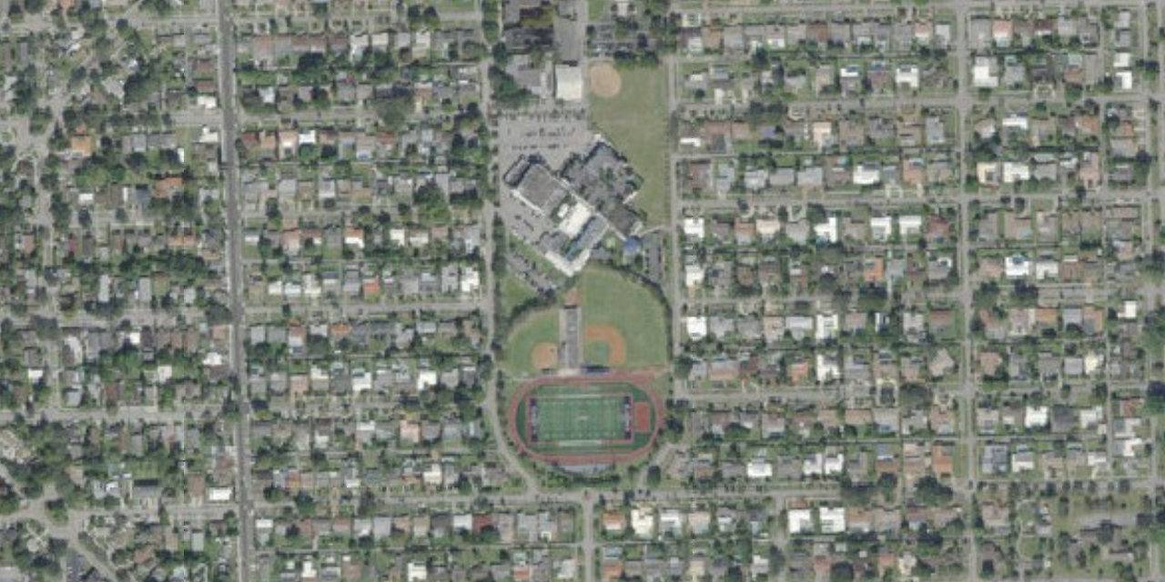 Aerial view of Chaminade Madonna College Preparatory