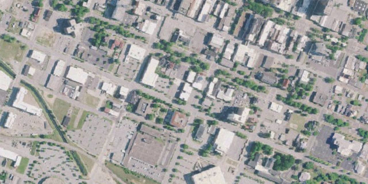 Aerial view of Immaculate Conception Catholic School