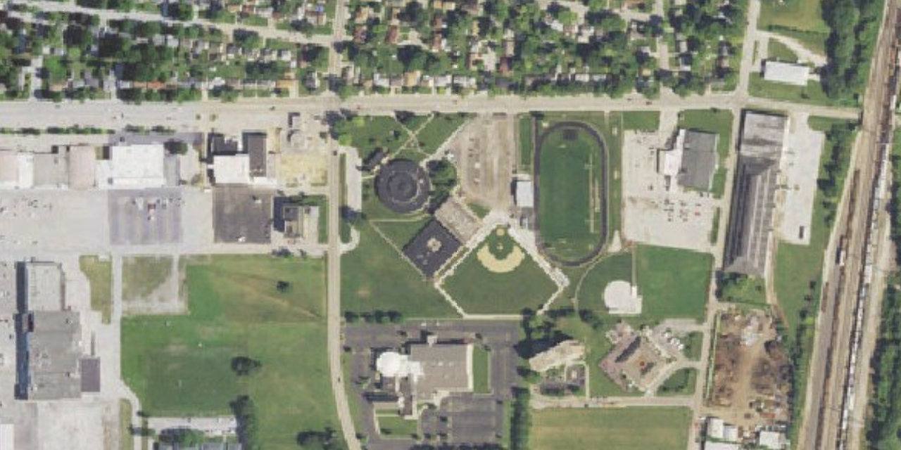 Aerial view of Bishop McNamara Catholic School