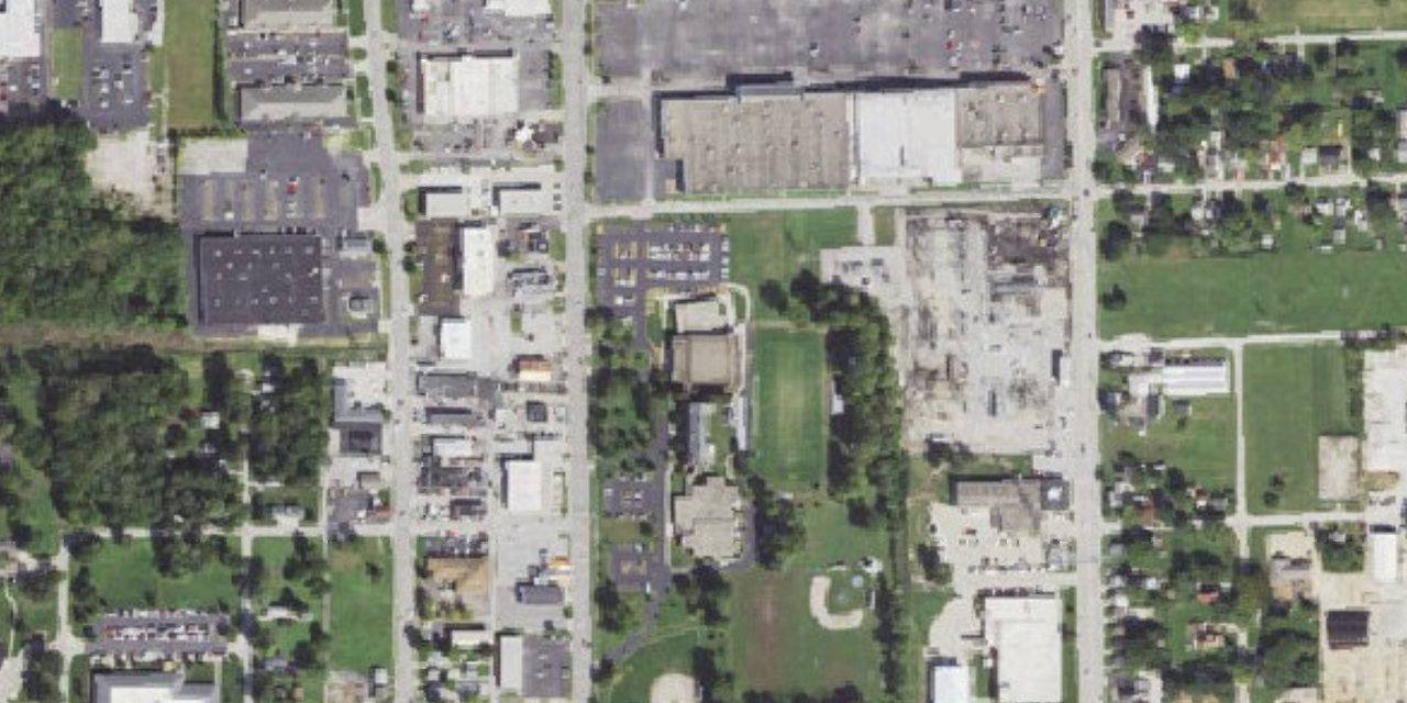 Aerial view of St. Teresa High School
