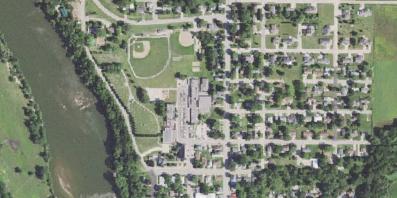 Aerial view of Immaculate Conception-St. Joseph School