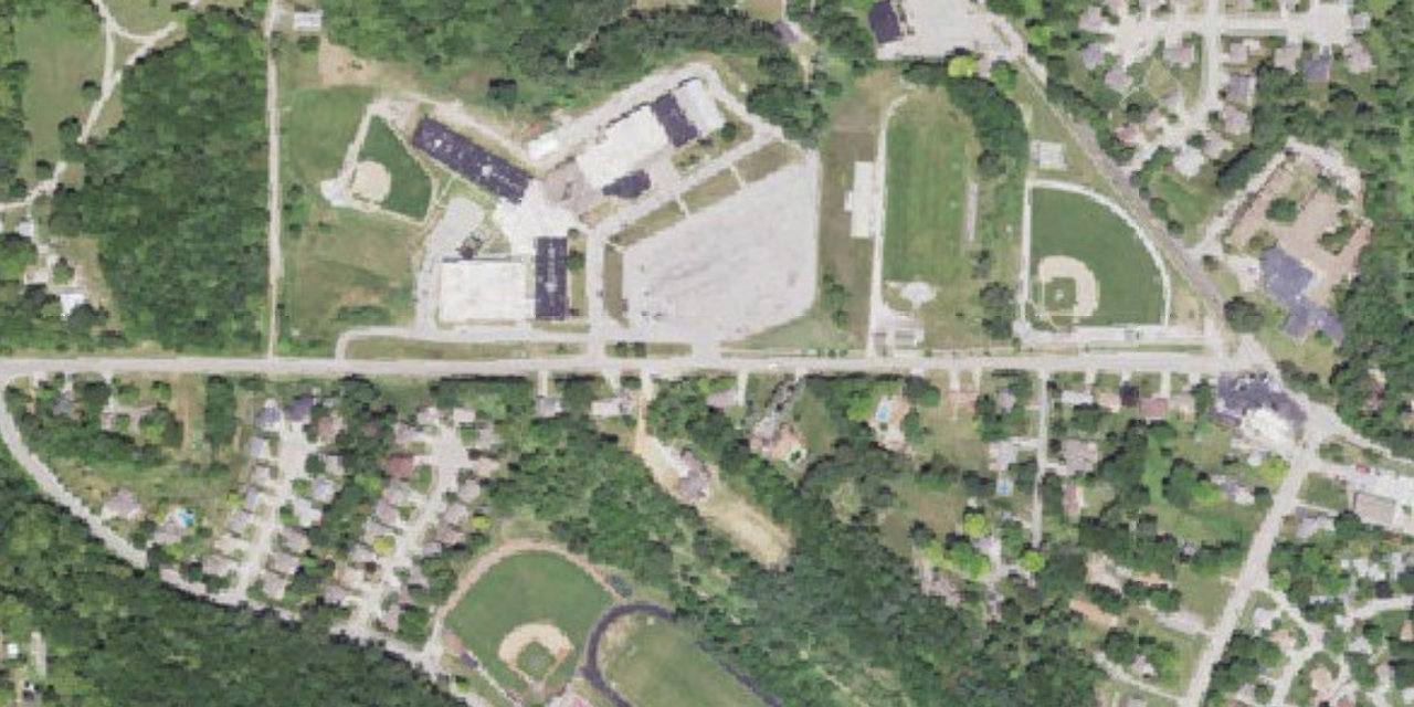 Aerial view of St. Albert Catholic