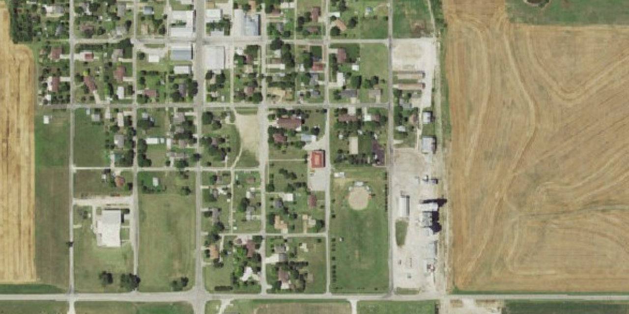 Vista aérea de Tipton Catholic High School