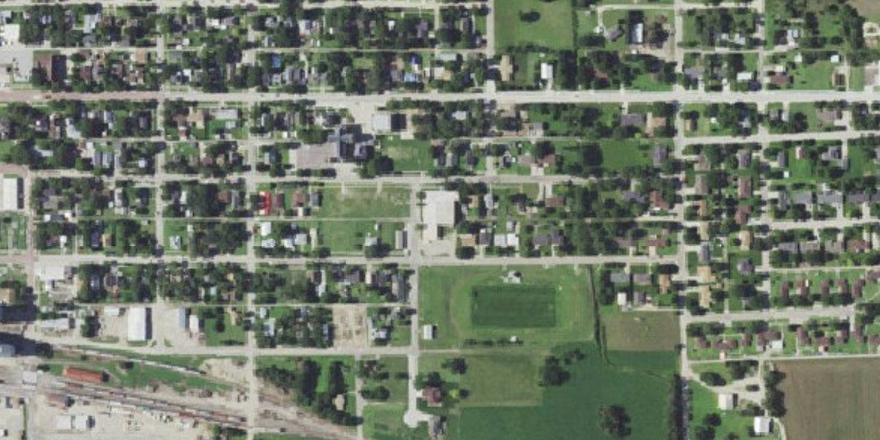 Aerial view of St. John's Catholic School