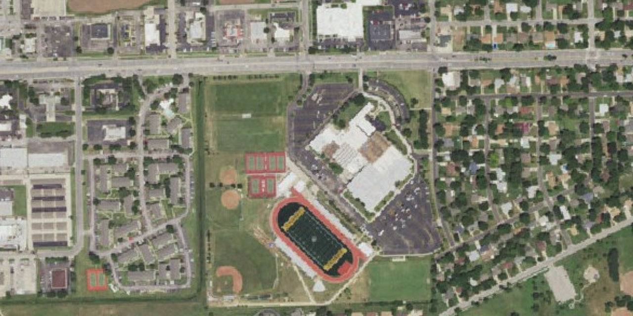 Aerial view of Bishop Carroll Catholic High School