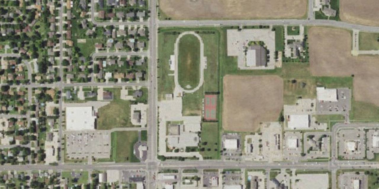 Vista aérea de Trinity Catholic Junior/Senior High School