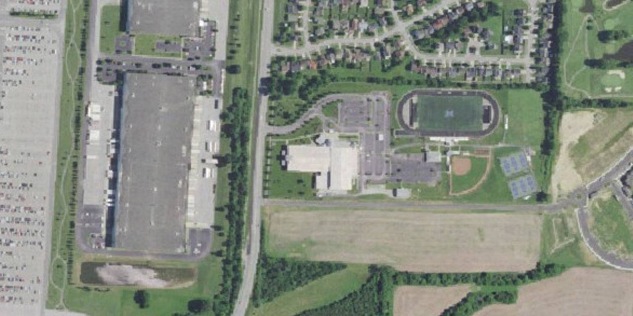 Aerial view of Mercy Academy
