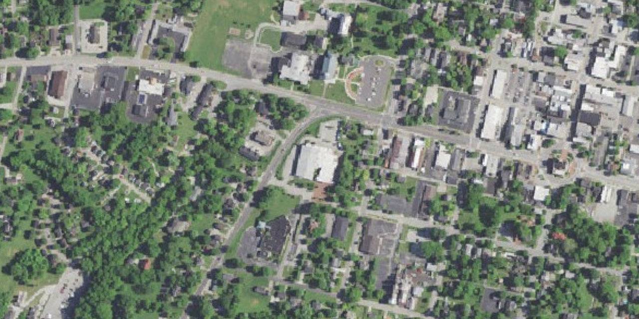 Aerial view of Bethlehem High School