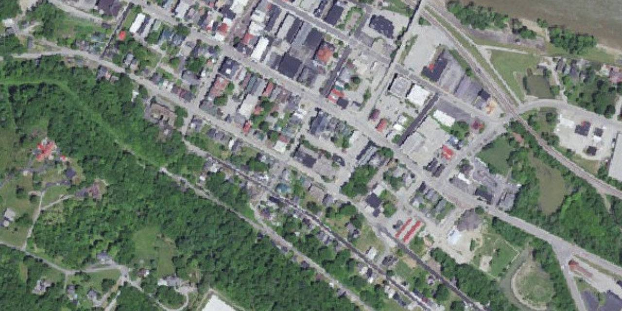Aerial view of St. Patrick School