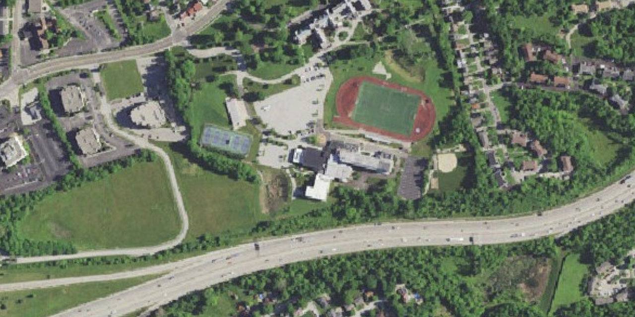 Aerial view of Notre Dame Academy