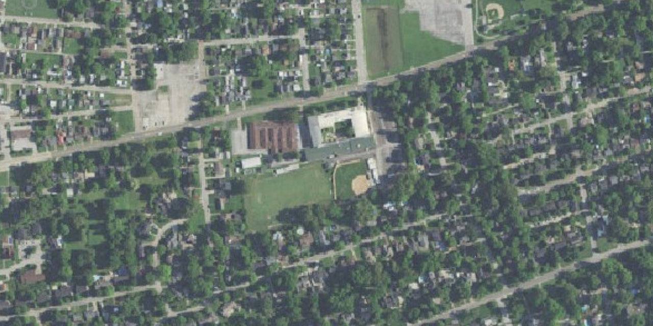 Aerial view of Owensboro Catholic High School